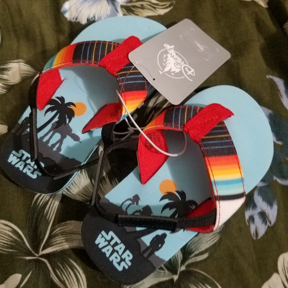 Disney Other - DISNEY STAR WARS sandals (flip flops)sizeus7/8nwot